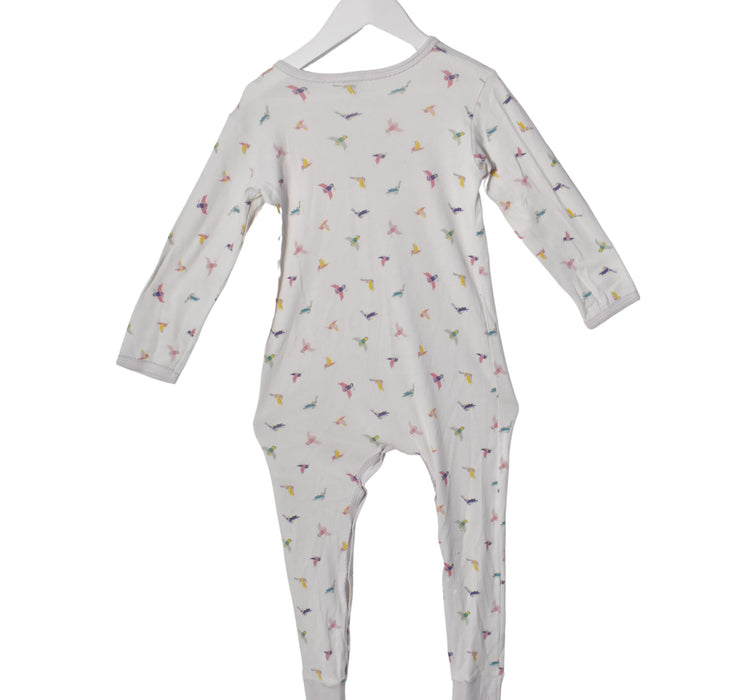 A White Long Sleeve Jumpsuits from Petit Bateau in size 3T for girl. (Back View)