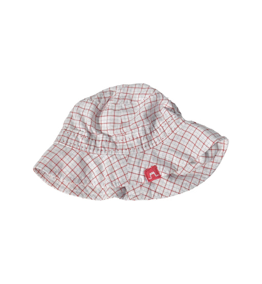 A White Sun Hats from Chateau de Sable in size O/S for neutral. (Front View)