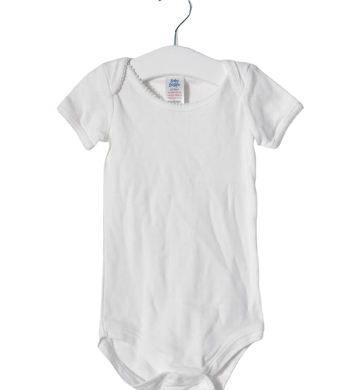 A White Short Sleeve Bodysuits from Boden in size 18-24M for girl. (Front View)