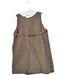 A Brown Sleeveless Dresses from Bonpoint in size 4T for girl. (Front View)