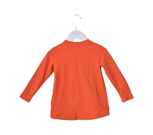 A Orange Long Sleeve Tops from Coccodrillo in size 2T for girl. (Front View)