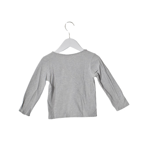 A Grey Long Sleeve Tops from Emile et Ida in size 2T for boy. (Front View)