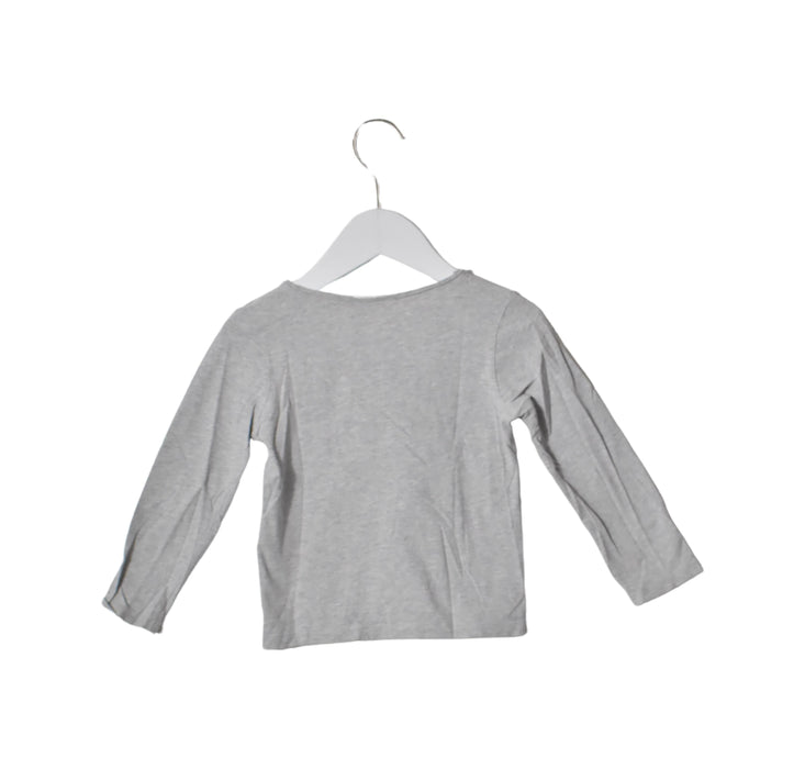 A Grey Long Sleeve Tops from Emile et Ida in size 2T for boy. (Front View)