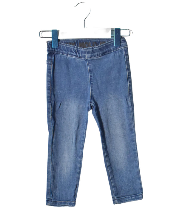 A Blue Jeans from Molo in size 2T for girl. (Front View)