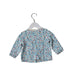 A White Cardigans from Petit Bateau in size 6-12M for girl. (Back View)
