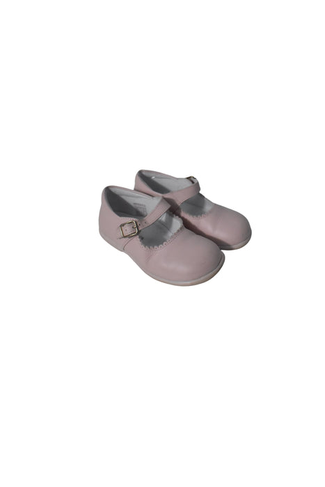 A Pink Dress Shoes from Childrens Classics in size 4T for girl. (Back View)