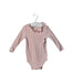 A Pink Long Sleeve Bodysuits from Seed in size 12-18M for girl. (Front View)