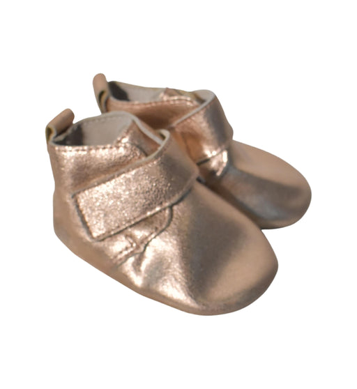 A Gold Boots & Booties from TikiTot in size XS for girl. (Front View)