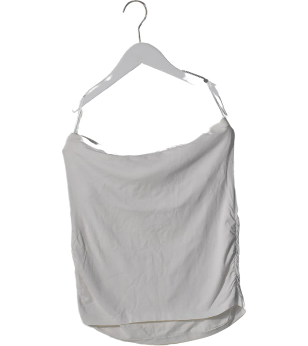 A White Sleeveless Tops from Mothers en Vogue in size M for maternity. (Back View)