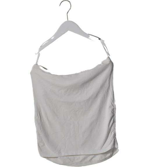 A White Sleeveless Tops from Mothers en Vogue in size M for maternity. (Front View)