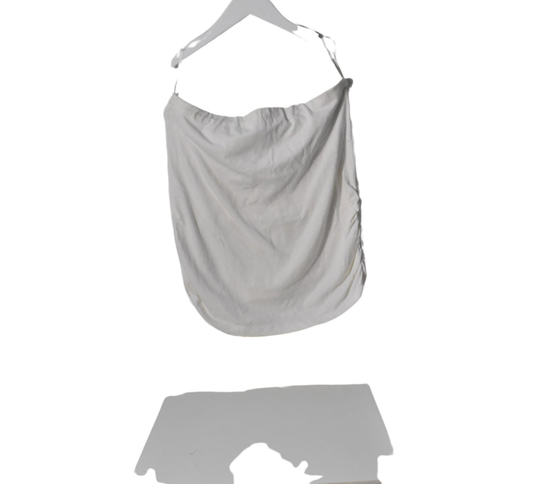 A White Sleeveless Tops from Mothers en Vogue in size M for maternity. (Front View)