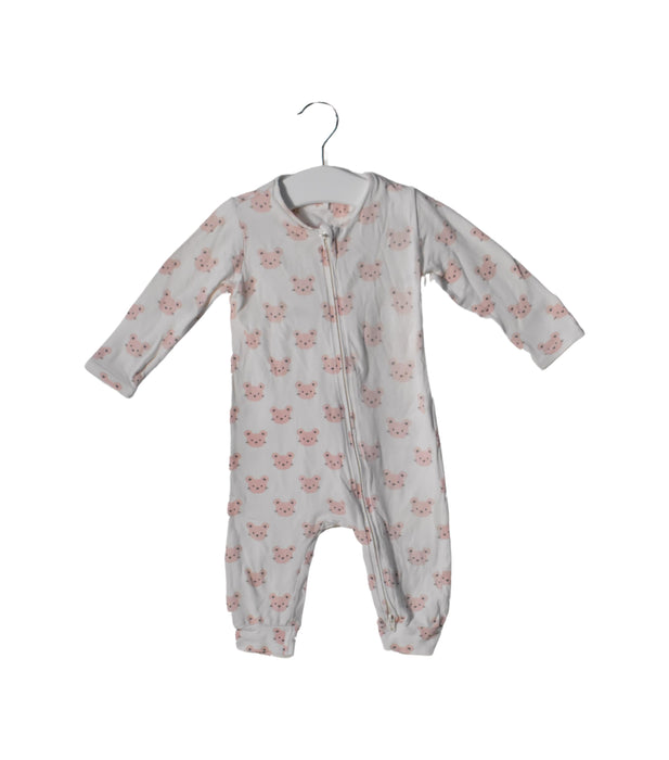 A White Long Sleeve Jumpsuits from Seed in size 3-6M for neutral. (Front View)