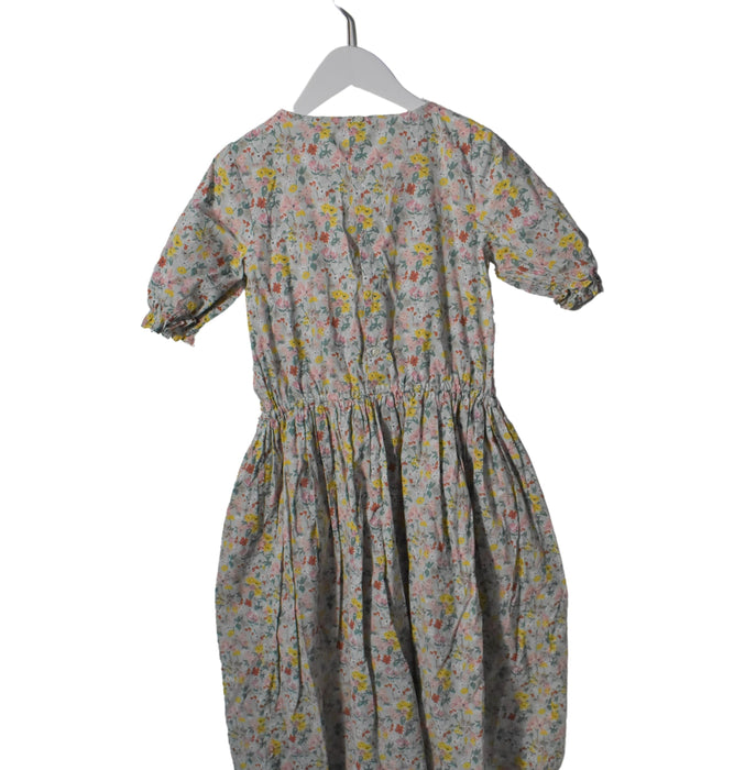 A Blue Short Sleeve Dresses from Bonpoint in size 12Y for girl. (Back View)