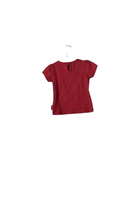A Red Short Sleeve T Shirts from Disney Baby in size 6-12M for girl. (Back View)