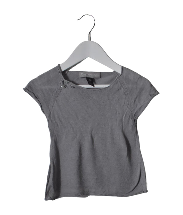 A Purple Short Sleeve Tops from Zadig & Voltaire in size 4T for girl. (Front View)
