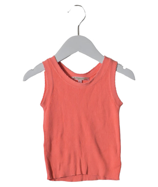 A Pink Sleeveless Tops from Bonpoint in size 4T for girl. (Front View)