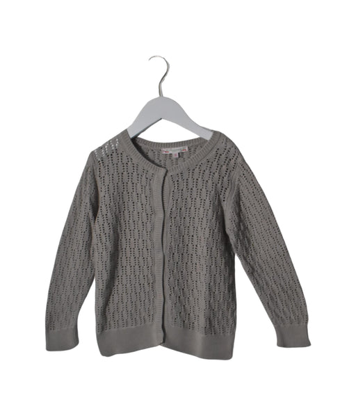 A Taupe Cardigans from Bonpoint in size 12Y for girl. (Front View)