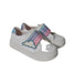 A White Sneakers from Tucker & Tate in size 6-12M for girl. (Back View)