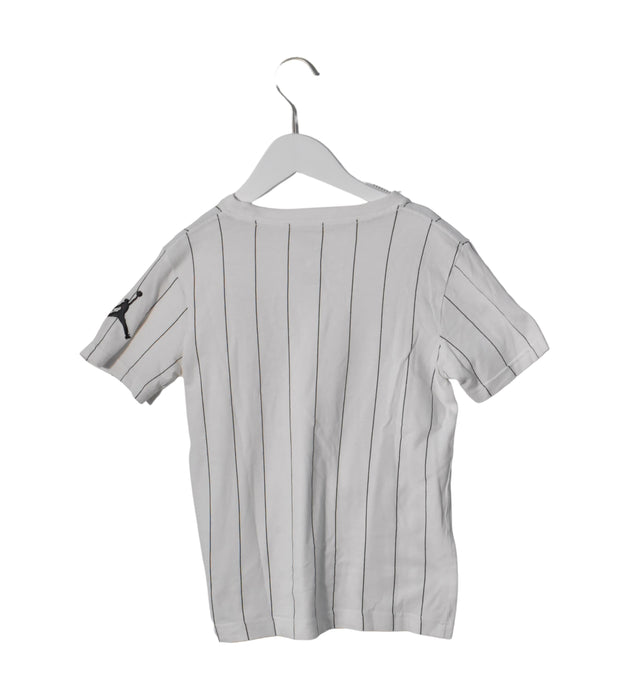 A White Short Sleeve T Shirts from Air Jordan in size 8Y for neutral. (Back View)