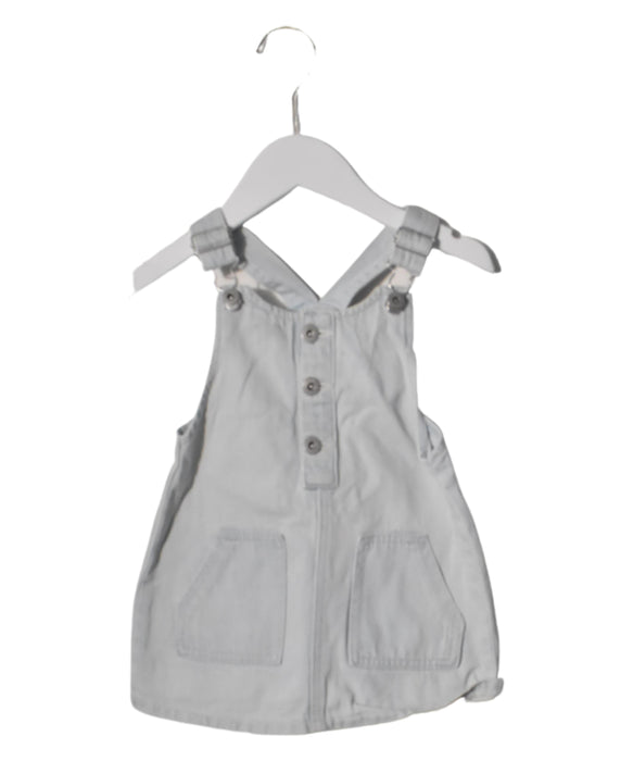 A Blue Sleeveless Dresses from Seed in size 12-18M for girl. (Front View)