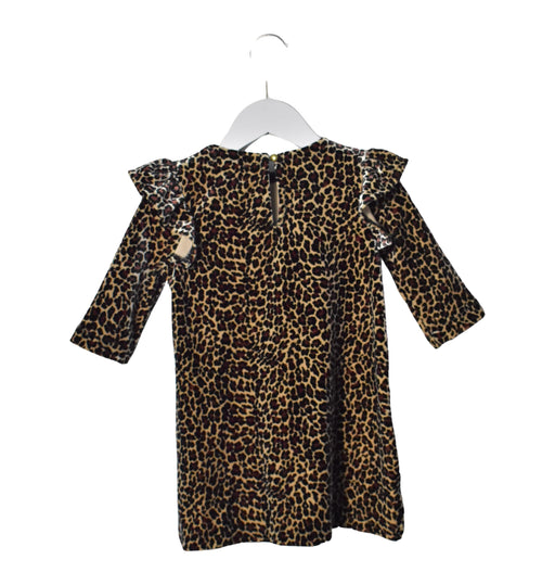 A Brown Long Sleeve Dresses from Crewcuts in size 2T for girl. (Front View)