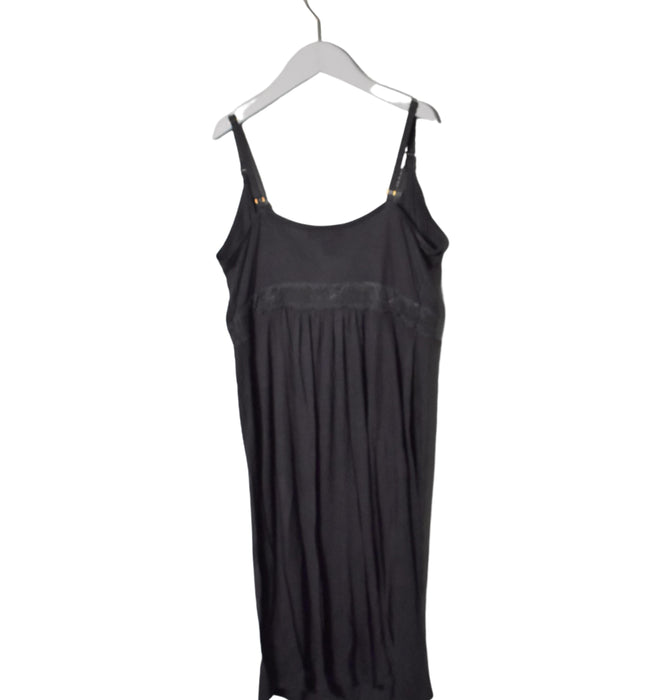 A Navy Sleeveless Dresses from A Pea in the Pod in size S for maternity. (Back View)