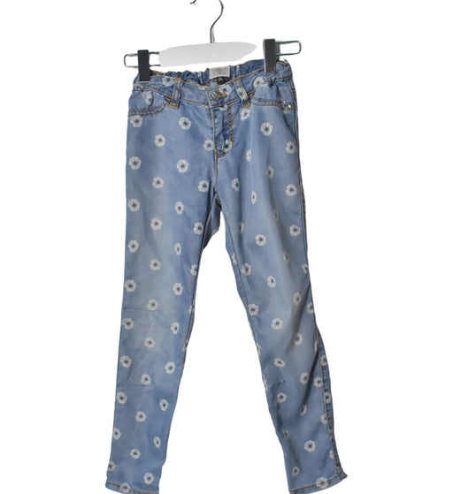 A Blue Jeans from Armani in size 6T for girl. (Front View)