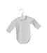 A White Long Sleeve Bodysuits from Bonpoint in size 0-3M for neutral. (Front View)