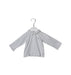 A White Long Sleeve Tops from Petit Patapon in size 3-6M for boy. (Front View)