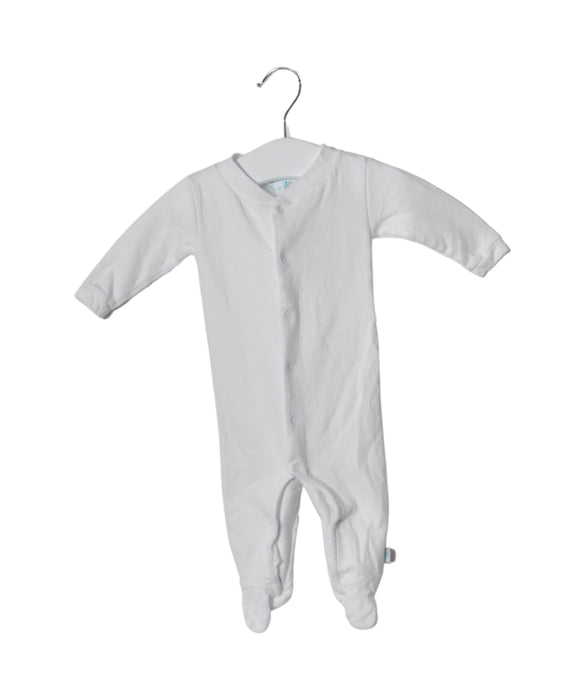 A White Long Sleeve Jumpsuits from Marie Chantal in size 0-3M for neutral. (Front View)