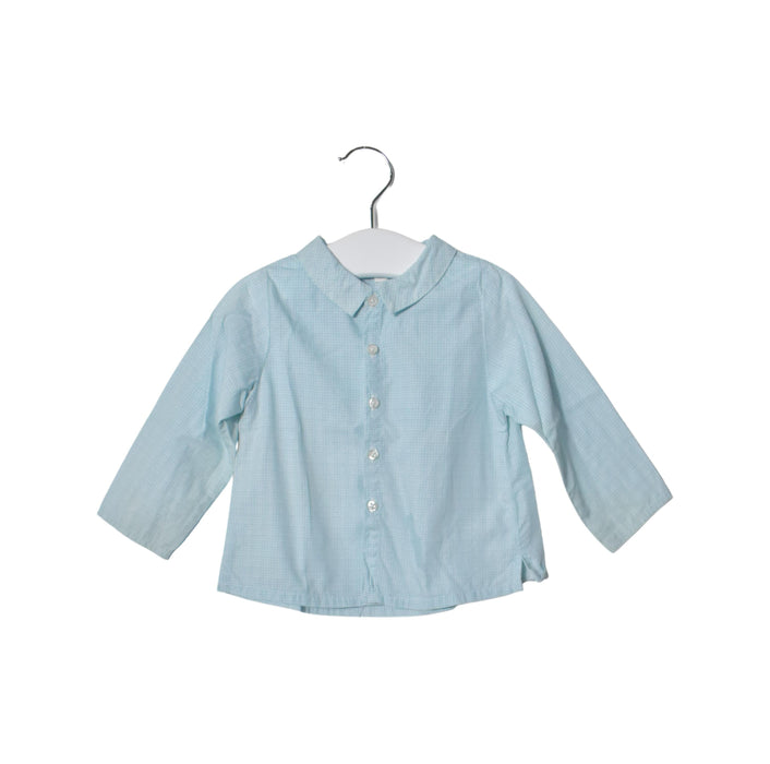 A Teal Shirts from Marie Chantal in size 6-12M for boy. (Front View)