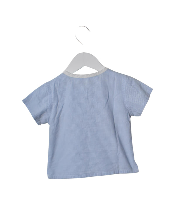 A Blue Short Sleeve Tops from Little Mercerie in size 2T for boy. (Back View)
