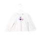 A Ivory Long Sleeve Tops from Janie & Jack in size 3T for girl. (Front View)