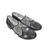 A Black Flats from Simonetta in size 5T for girl. (Back View)