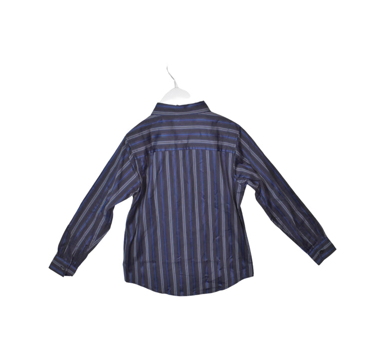 A Blue Shirts from Chickeeduck in size 6T for boy. (Back View)