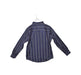 A Blue Shirts from Chickeeduck in size 6T for boy. (Back View)