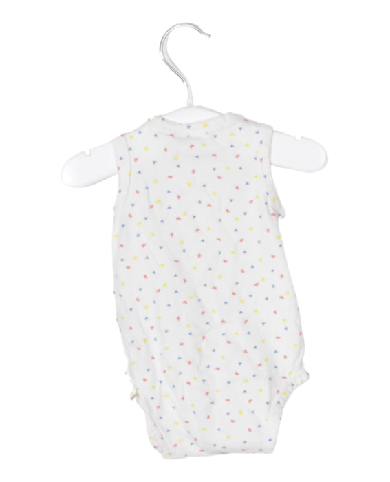 A White Long Sleeve Bodysuits from Seed in size 0-3M for neutral. (Back View)