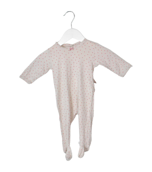 A Taupe Long Sleeve Jumpsuits from Petit Bateau in size 3-6M for girl. (Front View)