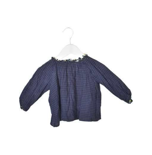 A Black Long Sleeve Tops from Caramel Baby & Child in size 6-12M for girl. (Front View)