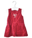 A Red Sleeveless Dresses from Trussardi in size 6-12M for girl. (Back View)