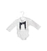A White Long Sleeve Bodysuits from Dolce & Gabbana in size 3-6M for boy. (Back View)
