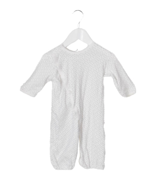 A Navy Long Sleeve Jumpsuits from Petit Bateau in size 3-6M for neutral. (Front View)