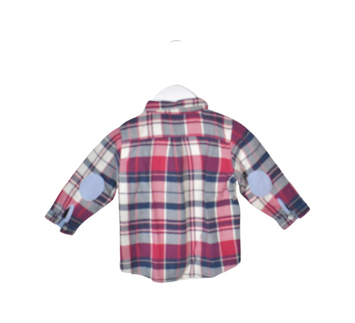 A Red Shirts from Petit Bateau in size 12-18M for boy. (Front View)