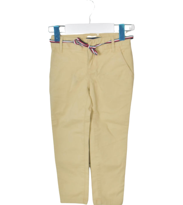 A Beige Casual Pants from Tommy Hilfiger in size 2T for girl. (Front View)