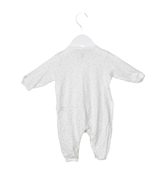 A White Long Sleeve Jumpsuits from Petit Bateau in size 3-6M for neutral. (Back View)