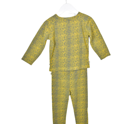 A Yellow Pyjama Sets from Kidscase in size 4T for neutral. (Front View)