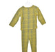 A Yellow Pyjama Sets from Kidscase in size 4T for neutral. (Front View)