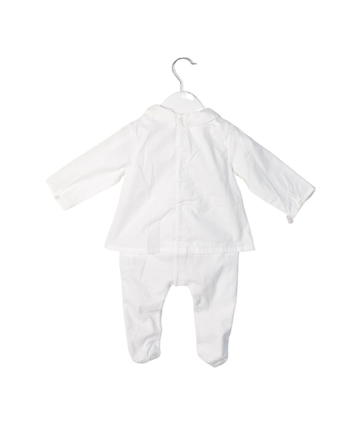 A White Long Sleeve Jumpsuits from Beatrice & George in size 6-12M for boy. (Front View)