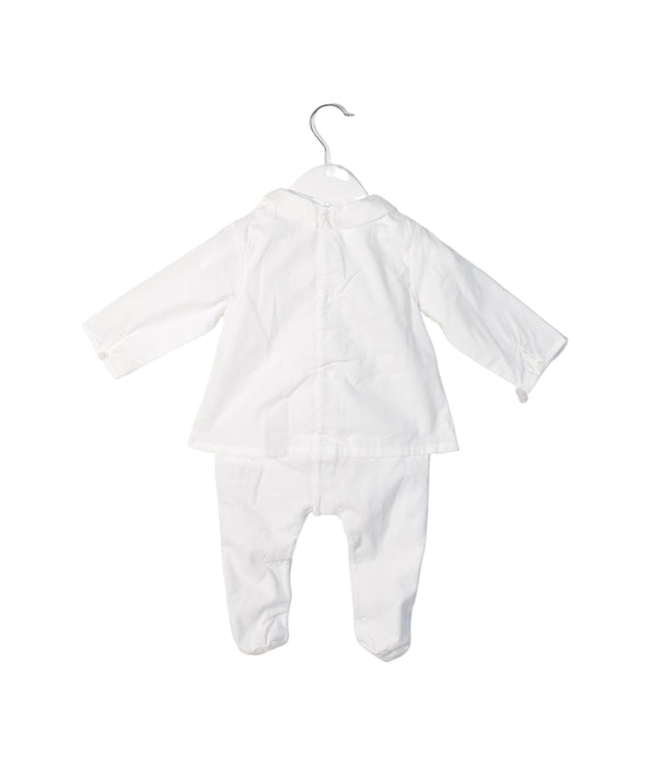 A White Long Sleeve Jumpsuits from Beatrice & George in size 6-12M for boy. (Front View)