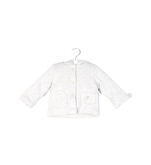 A Grey Lightweight Jackets from Sergent Major in size 0-3M for neutral. (Front View)